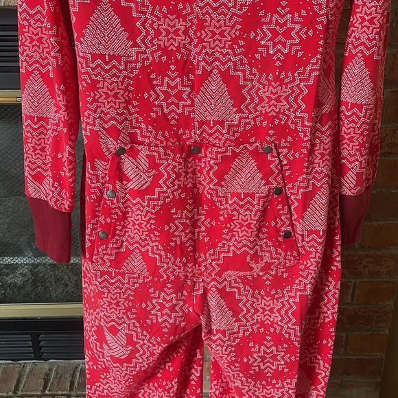 Hearth & Hand with Magnolia One Piece Union Suit Christmas Pajamas - Picture 6 of 7